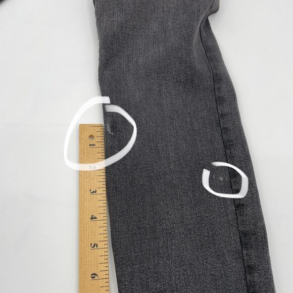EVERLANE Jeans Authentic Stretch Mid Rise Women Size 28 Ankle Skinny Grey Denim - Picture 10 of 10